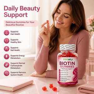 Gomitas de Biotina para el <span class=keywords><strong>Crecimiento</strong></span> del Cabello, Belleza y Uñas Radiantes para Mujeres Negras - Vitaminas para Adultos - Product Image 4