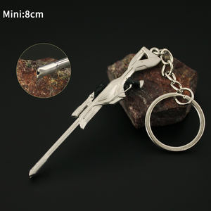 Llavero de Metal Valorant, Modelo Promocional de Dibujos Animados, Acrílico Epóxico, Colgante para Teléfono y Llavero para tu Funda de Celular - Product Image 4