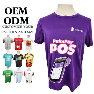 Promotion Advertising Cheap Full Print T Shirt Dropshoulder Custom T-Shirts for Men