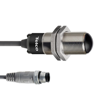 Capteurs photoélectriques traversants Telco SMT 9070C TS 0.1-J5 avec portée de détection de 70 m, IP69K, prise en charge OEM