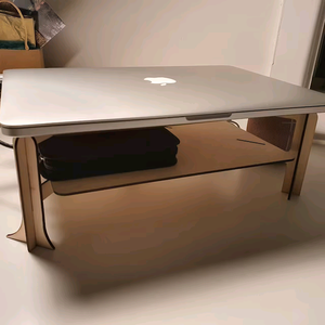 Soporte multifunción para <span class=keywords><strong>Monitor</strong></span> de ordenador portátil, estante organizador de escritorio de madera, fácil de montar para el hogar y la Oficina - Product Image 6