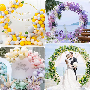 Support d'<span class=keywords><strong>arche</strong></span> de ballons <span class=keywords><strong>ronde</strong></span> de 6,5 pieds, toile de fond circulaire, <span class=keywords><strong>arche</strong></span> de mariage <span class=keywords><strong>pour</strong></span> décorations de cérémonie/mariage/douche de bébé - Product Image 3