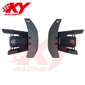 แป้นเปลี่ยนเกียร์คาร์บอนไฟเบอร์แบบแม่เหล็ก สำหรับรถยนต์ Volkswagen VW Golf Mk7 Mk7.5 R 7R GTI GTD GTE TSI Polo Tiguan Jetta GLI Scirocco - Product Image 2
