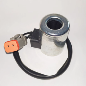 Xcmg Graafmachine Xe60, Xe80, Xe135, Xe150 Elektrische Klep Spoel Binnendiameter 19Mm Hoogte 50Mm 12V Of 24V - Product Image 1