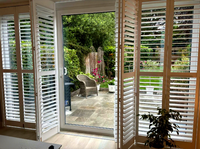 Volets pliants intérieurs personnalisés en bois et PVC, étanches, pour patio et balcon