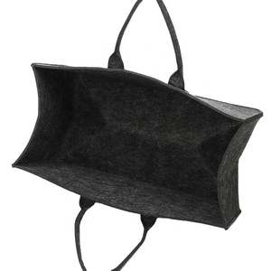 Large Square Bottom Breathable Biodegradable Felt Firewood <b>Bags</b> 40L 60L Capacity 15KG Durable <b>Storage</b> Solution - Product Image 4