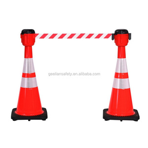 <span class=keywords><strong>Barrière</strong></span> de sécurité routière rétractable en plastique de 9 mètres, avec support pour cône de signalisation, <span class=keywords><strong>barrière</strong></span> <span class=keywords><strong>extensible</strong></span> pour cône Skipper - Product Image 5
