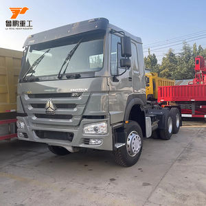 SinoH0WO Truk Traktor Trailer Head Bekas Euro 2 Diesel Weichai 371 HP Setir Kiri Howo 50 Ton 6x4 - Product Image 6