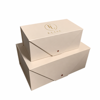 Boîte rigide en carton ondulé recyclable avec fermeture magnétique pour l'emballage de montres, logo personnalisé, doublure en satin, emballage plat