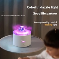 New Planet bureau humidificateur arôme diffuseur muet atmosphère lampe éblouissante lumière colorée maison chambre lampe 5V plastique arôme