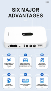 무정전 전원 공급 장치 미니 <span class=keywords><strong>UPS</strong></span>, 와이파이 공유기용 5V 9V 12V 24V DC 미니 <span class=keywords><strong>UPS</strong></span>, PoE 전원 공급 기능 포함 - Product Image 6