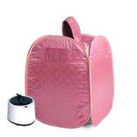Sauna de Vapor Eléctrica Portátil, Plegable, Acolchada, de Poliéster, para Interiores, Spa en Casa, Adelgazante, Detox, para Una Persona