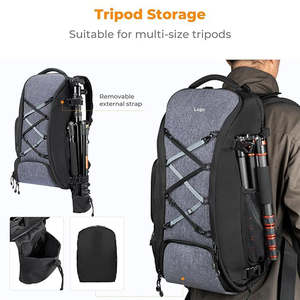 Sac à dos pour appareil photo, sacs pour photographes, grande capacité avec housse de pluie et compartiment pour ordinateur portable de 16 pouces, compatible avec les drones - Product Image 4