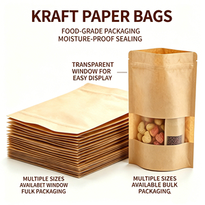 Sacchetto Stand-Up in PET+<span class=keywords><strong>AL</strong></span>+PE per Alimenti con Finestra Trasparente, Chiusura Zip Richiudibile, Stampa Rotocalco Personalizzata, Antiumidità per Snack, Caffè in Grani, Noci - Product Image 2