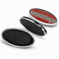 Emblème de voiture rond en plastique ABS de qualité professionnelle supérieure, motif soleil noir et or rose, pour l'extérieur des véhicules