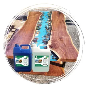 hot sell oil base Top Clear Epoxy Resin Self Leveling Paint for home design wood river table