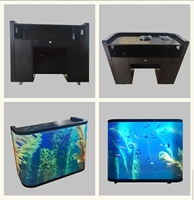 Consola de DJ Personalizada P1.8-P2.5, Señalización Digital con Equipo de DJ Flexible para Interiores y Pantallas de Mesa para DJ para Salas de Exposiciones
