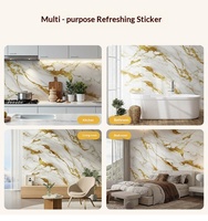 Autocollants muraux en PVC imitation carrelage, autocollants, imperméables, résistants à l'humidité, à l'huile et aux taches, papier peint décoratif pour