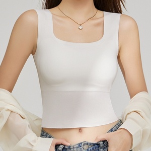 Canottiera canottiera da <span class=keywords><strong>donna</strong></span> senza cuciture campana-Fenny canottiera bretelle Basic canottiera canottiera da <span class=keywords><strong>donna</strong></span> gilet Supersoft - Product Image 5