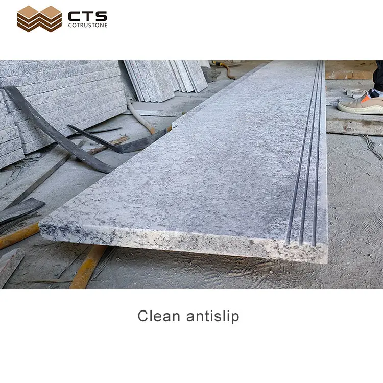 Azulejo Natural gris ceniza de granito para pavimentación, escalera de revestimiento de pared, precio barato de China