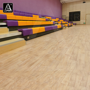 5-reihige Stadion-Teleskop-Tribünen, Einziehbare Zuschauertribünen-Lösung für Basketballplätze, Elektrisch Einziehbare Sporthallen-Tribünen - Product Image 2