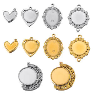 Ciondoli a Forma di Cuore Irregolare in Acciaio Inossidabile 316L, Placcati in Oro 18K, Antiallergici, Inossidabili, Lucidati a Specchio - Product Image 5