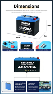 Factory Price Electric <strong>Scooter</strong> <strong>Battery</strong> <strong>48V</strong>/20Ah Lithium Ion <strong>Batteries</strong> Pack <strong>Batteries</strong> for Electric <strong>Scooter</strong>/Tricycle - Product Image 6