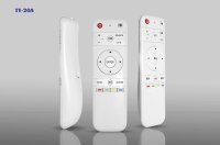 Control Remoto Infrarrojo KEYUAN TY-20A, Diseño Anti-Golpes, Batería AAA, 4 Botones, Alcance de 20m, Material ABS, Uso Universal para TV