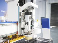 Routeur CNC à commande numérique linéaire ATC CK-1328-TAL 9KW avec chargement et déchargement automatiques, étiquetage automatique pour la production de meubles en panneaux et d'armoires