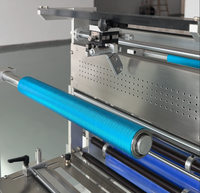 Máquina Laminadora de Tres Estaciones de Alta Precisión de ±0.1mm con Control Automático PLC para Película, Cinta de Espuma, PET, Procesamiento de Etiquetas de Rollo a Hoja