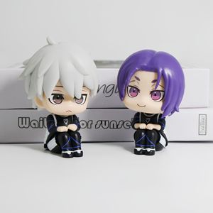 Venta al por mayor 10CM Blue Lock Anime Figure Look up Isagi Yoichi/<span class=keywords><strong>Nagi</strong></span> <span class=keywords><strong>Seishiro</strong></span> Doll Big Head PVC Anime Figure estatuas Juguetes para niños - Product Image 4