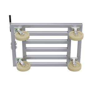 BC-550 ओम कस्टम समर्थन 110*70 वर्ग ट्यूब ट्रॉली 1000 किलोग्राम शॉपिंग हैंड कार्ट्स सामग्री परिवहन ट्रॉली हैंडल फोल्डेबल - Product Image 3