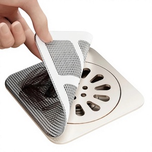20PCS Adhesive Fiberglass Mesh Tape Waterproof Grid Patch Floor Drain <b>Sticker</b> Adhesive <b>Sticker</b> for Masking Surface Repair - Product Image 1