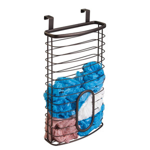 Hanging Baskets Kitchen Cabinet Hanging Portable Grocery Trash Bag Holder for Home Storage Organization
