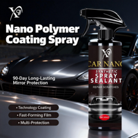 Spray de revêtement céramique nano pour voiture - Plastique 500ml - Nettoie, restaure et protège l'aluminium, l'acier inoxydable, le chrome - Polisse - Sans danger pour les voitures