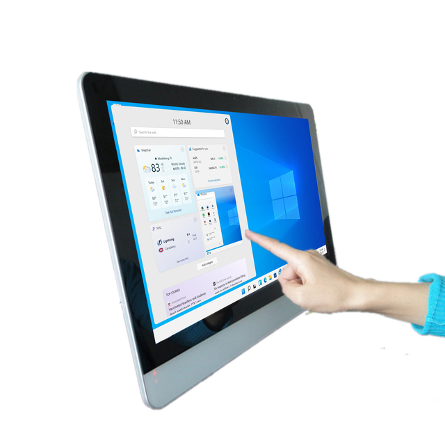 AIOPC 21.5/24/27 Inch All-In-One Touch Screen PC Intel Celeron Quad Core Windows11 2.0GHz New SSD 2 GB RAM LCD IPS Display US/AU