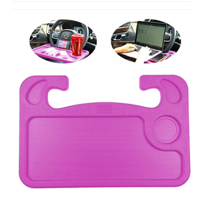 <strong>Car</strong> Travel <strong>Table</strong> with Steering Wheel Tray and Food Eating Hook Plastic Material Beach &amp; Vacation Design Multi-color Options - Product Image 3