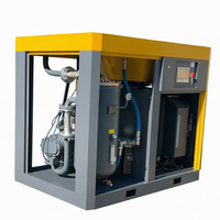 Compresseur d'air rotatif à vis haute efficacité 75KW 100HP pour ligne d'automatisation industrielle 24/7, usine, réparation automobile, atelier