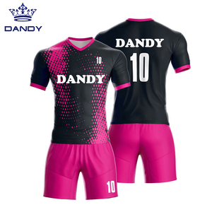 Baju Sepak Bola Jersey Pria, Baju Seragam Latihan Desain Baru Kustom Cepat Kering - Product Image 6