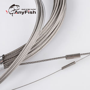 Angryfish — <span class=keywords><strong>ligne</strong></span> <span class=keywords><strong>de</strong></span> pêche en acier, fil <span class=keywords><strong>de</strong></span> tissage en acier, 7*7 brins, 10m 20 ~ 150lb, pour la <span class=keywords><strong>dorade</strong></span> en haute mer, au thon - Product Image 4