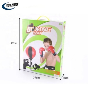 2025 meilleur cadeau enfants boxe vitesse jouets balle pour garçon Sport jeu hauteur réglable boxe ensemble sac de boxe avec fond rond - Product Image 5