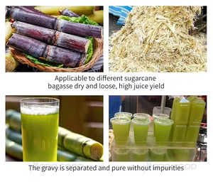 Máquina para hacer jugo de caña de azúcar industrial CE con exprimidor de caña de azúcar de gran producción - Product Image 6