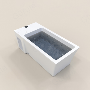 Baru dikembangkan Plunge air dingin terapi es mandi akrilik nol Set up semua dalam penggunaan komersial