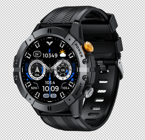 Montre connectée sportive pour homme DF C29, écran 1,52 pouces, appels Bluetooth, étanche, moniteur de fréquence cardiaque, réveil et suivi d'activité - Product Image 2