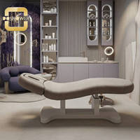 Traitements du visage et du corps Hotel Resort Lit de massage pour centre de cire de luxe Lit de spa Chaises longues d'oreiller avec berceau pour le visage Lit de spa