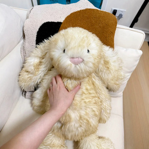 PLAYPOP Versi Tinggi Gaya JC Kelinci Emas Boneka Super Lembut Isi Kapas PP Berbobot Alat Peraga Fotografi Penghilang Stres - Product Image 2