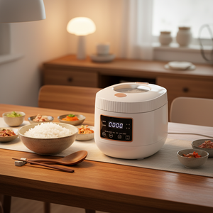 หม้อหุงข้าวอัจฉริยะ 3 ลิตร ควบคุมด้วยเสียงผ่านบลูทูธ หน้าจอสัมผัส ฝาใส สำหรับการตรวจสอบระยะไกล หุงข้าวแบบน้ำตาลต่ำ - Product Image 4