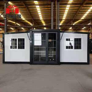 บ้านภาชนะเหล็กแบบแยกส่วนขนาด20ฟุตที่ทันสมัยสำหรับบ้านเคลื่อนที่พร้อมใช้งานและห้องนอนที่สามารถขยายพื้นที่ได้ - Product Image 1