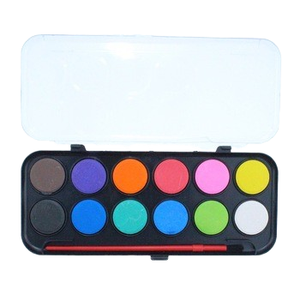 Juego de Pinturas de Acuarela Dratec, Gran Venta, 12 ml, 12/18 Colores, Rotuladores con un Pincel y Papel, para Mayores de 3 Años - Product Image 1