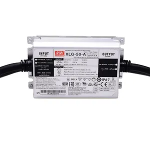 MEAN WELL Switching power XLG-50-A/AB 50W Constant power LED driver IP67 guard with PFC XLG-50-A XLG-50-AB